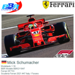 Modelauto 1:18 | BBR Models BBR211847 | Ferrari SF71H | Scuderia Ferrari 2021 #47 Italy / Fiorano Modelauto 1:18 | BBR Models BBR211847 | Ferrari SF71H | Scuderia Ferrari 2021 #47 Italy / Fiorano