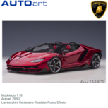 Modelauto 1:18 | Autoart 79207 | Lamborghini Centenario Roadster Rosso Efesto Modelauto 1:18 | Autoart 79207 | Lamborghini Centenario Roadster Rosso Efesto