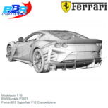 Modelauto 1:18 | BBR Models P2021 | Ferrari 812 Superfast V12 Competizione Modelauto 1:18 | BBR Models P2021 | Ferrari 812 Superfast V12 Competizione