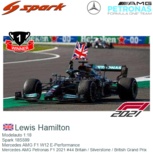 Modelauto 1:18 | Spark 18S599 | Mercedes AMG F1 W12 E-Performance | Mercedes AMG Petronas F1 2021 #44 Britain / Silverstone / British Grand Prix Modelauto 1:18 | Spark 18S599 | Mercedes AMG F1 W12 E-Performance | Mercedes AMG Petronas F1 2021 #44 Britain / Silverstone / British Grand Prix