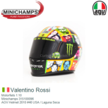 Motorfiets 1:10 | Minichamps 315100096 | AGV Helmet 2010 #46 USA / Laguna Seca Motorfiets 1:10 | Minichamps 315100096 | AGV Helmet 2010 #46 USA / Laguna Seca