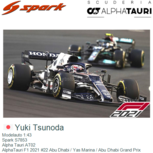 Modelauto 1:43 | Spark S7853 | Alpha Tauri AT02 | AlphaTauri F1 2021 #22 Abu Dhabi / Yas Marina / Abu Dhabi Grand Prix Modelauto 1:43 | Spark S7853 | Alpha Tauri AT02 | AlphaTauri F1 2021 #22 Abu Dhabi / Yas Marina / Abu Dhabi Grand Prix