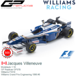 Modelauto 1:18 | GP Replicas GP57B | Williams FW18 | Williams Grand Prix Engineering 1996 #6 Modelauto 1:18 | GP Replicas GP57B | Williams FW18 | Williams Grand Prix Engineering 1996 #6