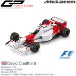 Modelauto 1:18 | GP Replicas GP107B | McLaren MP4/11 | McLaren F1 1996 #7 Monte Carlo / Monaco Grand Prix Modelauto 1:18 | GP Replicas GP107B | McLaren MP4/11 | McLaren F1 1996 #7 Monte Carlo / Monaco Grand Prix