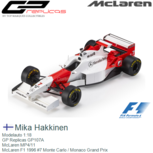 Modelauto 1:18 | GP Replicas GP107A | McLaren MP4/11 | McLaren F1 1996 #7 Monte Carlo / Monaco Grand Prix Modelauto 1:18 | GP Replicas GP107A | McLaren MP4/11 | McLaren F1 1996 #7 Monte Carlo / Monaco Grand Prix