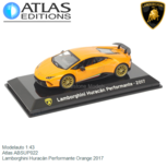 Modelauto 1:43 | Atlas ABSUP022 | Lamborghini Huracán Performante Orange 2017 Modelauto 1:43 | Atlas ABSUP022 | Lamborghini Huracán Performante Orange 2017