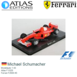 Modelauto 1:43 | Atlas F1/020 | Ferrari F2000 #3 Modelauto 1:43 | Atlas F1/020 | Ferrari F2000 #3