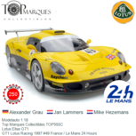 Modelauto 1:18 | Top Marques Collectibles TOP055C | Lotus Elise GT1 | GT1 Lotus Racing 1997 #49 France / Le Mans 24 Hours Modelauto 1:18 | Top Marques Collectibles TOP055C | Lotus Elise GT1 | GT1 Lotus Racing 1997 #49 France / Le Mans 24 Hours