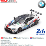 Modelauto 1:43 | TSM TSM430487 | BMW M8 GTE LMGTE-PRO | BMW Team MTEK 2018 #81 France / Le Mans 24 Hours Modelauto 1:43 | TSM TSM430487 | BMW M8 GTE LMGTE-PRO | BMW Team MTEK 2018 #81 France / Le Mans 24 Hours