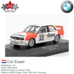 Modelauto 1:43 | CMR CMR43033 | BMW M3 Sport Evolution (E30) | Marlboro BMW Dealer Team 1991 #42 Germany Modelauto 1:43 | CMR CMR43033 | BMW M3 Sport Evolution (E30) | Marlboro BMW Dealer Team 1991 #42 Germany