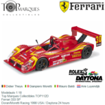 Modelauto 1:18 | Top Marques Collectibles TOP112D | Ferrari 333 SP | Doran/Moretti Racing 1998 USA / Daytona 24 hours Modelauto 1:18 | Top Marques Collectibles TOP112D | Ferrari 333 SP | Doran/Moretti Racing 1998 USA / Daytona 24 hours