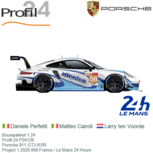 Bouwpakket 1:24 | Profil 24 P24126 | Porsche 911 GT3 RSR | Project 1 2020 #56 France / Le Mans 24 Hours Bouwpakket 1:24 | Profil 24 P24126 | Porsche 911 GT3 RSR | Project 1 2020 #56 France / Le Mans 24 Hours