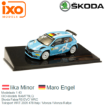 Modelauto 1:43 | IXO-Models RAM779LQ | Skoda Fabia R5 EVO WRC | Toksport WRT 2020 #78 Italy / Monza / Monza Rallye Modelauto 1:43 | IXO-Models RAM779LQ | Skoda Fabia R5 EVO WRC | Toksport WRT 2020 #78 Italy / Monza / Monza Rallye