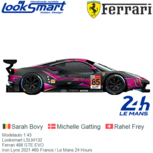 Modelauto 1:43 | Looksmart LSLM132 | Ferrari 488 GTE EVO | Iron Lynx 2021 #85 France / Le Mans 24 Hours Modelauto 1:43 | Looksmart LSLM132 | Ferrari 488 GTE EVO | Iron Lynx 2021 #85 France / Le Mans 24 Hours