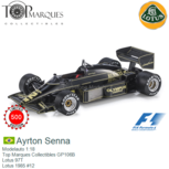 Modelauto 1:18 | Top Marques Collectibles GP106B | Lotus 97T | Lotus 1985 #12 Modelauto 1:18 | Top Marques Collectibles GP106B | Lotus 97T | Lotus 1985 #12