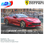 Modelauto 1:43 | BBR Models BBRC243D | Ferrari Portofino M Spider Rood Modelauto 1:43 | BBR Models BBRC243D | Ferrari Portofino M Spider Rood