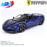 Modelauto 1:18 | BBR Models P18194B | Ferrari SF90 Spider Blue Electrico 2020 Modelauto 1:18 | BBR Models P18194B | Ferrari SF90 Spider Blue Electrico 2020
