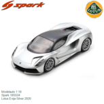 Modelauto 1:18 | Spark 18S534 | Lotus Evija Silver 2020 Modelauto 1:18 | Spark 18S534 | Lotus Evija Silver 2020