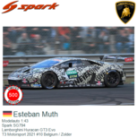Modelauto 1:43 | Spark SG794 | Lamborghini Huracan GT3 Evo | T3 Motorsport 2021 #10 Belgium / Zolder Modelauto 1:43 | Spark SG794 | Lamborghini Huracan GT3 Evo | T3 Motorsport 2021 #10 Belgium / Zolder