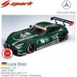 Modelauto 1:43 | Spark SG807 | Mercedes Benz AMG GT3 | Toksport 2021 #7 Germany / Nürburgring Modelauto 1:43 | Spark SG807 | Mercedes Benz AMG GT3 | Toksport 2021 #7 Germany / Nürburgring