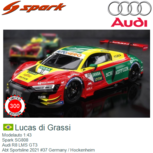 Modelauto 1:43 | Spark SG808 | Audi R8 LMS GT3 | Abt Sportsline 2021 #37 Germany / Hockenheim Modelauto 1:43 | Spark SG808 | Audi R8 LMS GT3 | Abt Sportsline 2021 #37 Germany / Hockenheim