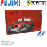 Modelauto 1:20 | Fujimi Mokei FU 09046 | Ferrari 248 F1 2006 Modelauto 1:20 | Fujimi Mokei FU 09046 | Ferrari 248 F1 2006
