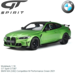 Modelauto 1:18 | GT Spirit GT367 | BMW M4 (G82) Competition M Performance Green 2021 Modelauto 1:18 | GT Spirit GT367 | BMW M4 (G82) Competition M Performance Green 2021