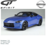 Modelauto 1:18 | GT Spirit GT387 | Nissan Z Blue Modelauto 1:18 | GT Spirit GT387 | Nissan Z Blue