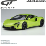 Modelauto 1:18 | GT Spirit GT400 | McLaren Artura Green 2021 Modelauto 1:18 | GT Spirit GT400 | McLaren Artura Green 2021