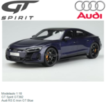 Modelauto 1:18 | GT Spirit GT392 | Audi RS E-tron GT Blue Modelauto 1:18 | GT Spirit GT392 | Audi RS E-tron GT Blue