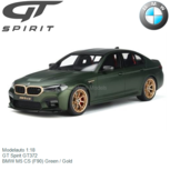 Modelauto 1:18 | GT Spirit GT372 | BMW M5 CS (F90) Green / Gold Modelauto 1:18 | GT Spirit GT372 | BMW M5 CS (F90) Green / Gold