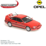 Modelauto 1:43 | Minichamps 940045721 | Opel Calibra Turbo 4x4 Rood 1992 Modelauto 1:43 | Minichamps 940045721 | Opel Calibra Turbo 4x4 Rood 1992