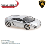 Modelauto 1:43 | Minichamps 940103501 | Lamborghini Gallardo Rood 2004 Modelauto 1:43 | Minichamps 940103501 | Lamborghini Gallardo Rood 2004