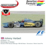 Modelauto 1:43 | Minichamps 417950802 | Benetton B195 Renault Bitburger 1995 #2 Britain / Silverstone / British Grand Prix Modelauto 1:43 | Minichamps 417950802 | Benetton B195 Renault Bitburger 1995 #2 Britain / Silverstone / British Grand Prix