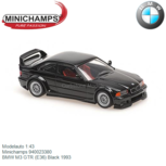 Modelauto 1:43 | Minichamps 940023380 | BMW M3 GTR (E36) Black 1993 Modelauto 1:43 | Minichamps 940023380 | BMW M3 GTR (E36) Black 1993