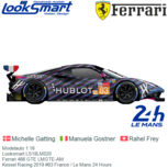 Modelauto 1:18 | Looksmart LS18LM020 | Ferrari 488 GTE LMGTE-AM | Kessel Racing 2019 #83 France / Le Mans 24 Hours Modelauto 1:18 | Looksmart LS18LM020 | Ferrari 488 GTE LMGTE-AM | Kessel Racing 2019 #83 France / Le Mans 24 Hours