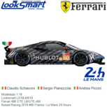 Modelauto 1:18 | Looksmart LS18LM019 | Ferrari 488 GTE LMGTE-AM | Kessel Racing 2019 #60 France / Le Mans 24 Hours Modelauto 1:18 | Looksmart LS18LM019 | Ferrari 488 GTE LMGTE-AM | Kessel Racing 2019 #60 France / Le Mans 24 Hours