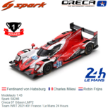 Modelauto 1:43 | Spark S8246 | Oreca 07 Gibson LMP2 | Team WRT 2021 #31 France / Le Mans 24 Hours Modelauto 1:43 | Spark S8246 | Oreca 07 Gibson LMP2 | Team WRT 2021 #31 France / Le Mans 24 Hours
