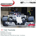 Modelauto 1:43 | Minichamps 417209938 | Alpha Tauri AT1 Honda | Scuderia AlphaTauri 2020 #38 Abu Dhabi / Yas Marina Modelauto 1:43 | Minichamps 417209938 | Alpha Tauri AT1 Honda | Scuderia AlphaTauri 2020 #38 Abu Dhabi / Yas Marina