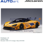 Modelauto 1:18 | Autoart 81942 | McLaren 720S GT3 Orange / Blue 2019 #03 Modelauto 1:18 | Autoart 81942 | McLaren 720S GT3 Orange / Blue 2019 #03