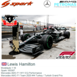 Modelauto 1:18 | Spark 18S567 | Mercedes AMG F1 W11 EQ Performance | Mercedes AMG F1 Team 2020 #44 Turkey / Turkish Grand Prix Modelauto 1:18 | Spark 18S567 | Mercedes AMG F1 W11 EQ Performance | Mercedes AMG F1 Team 2020 #44 Turkey / Turkish Grand Prix