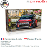 Bouwpakket 1:24 | Belkits BEL017 | Citroën C3 WRC | Citroën Total Abu Dhabi WRT 2018 #14 Frankrijk / Tour de Corse Bouwpakket 1:24 | Belkits BEL017 | Citroën C3 WRC | Citroën Total Abu Dhabi WRT 2018 #14 Frankrijk / Tour de Corse