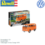 Bouwpakket 1:24 | Revell 07667 | Volkswagen T2 Bus Orange 1979 Bouwpakket 1:24 | Revell 07667 | Volkswagen T2 Bus Orange 1979