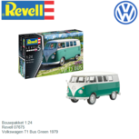 Bouwpakket 1:24 | Revell 07675 | Volkswagen T1 Bus Green 1979 Bouwpakket 1:24 | Revell 07675 | Volkswagen T1 Bus Green 1979