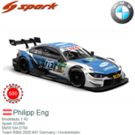Modelauto 1:43 | Spark SG665 | BMW M4 DTM | Team RBM 2020 #31 Germany / Hockenheim Modelauto 1:43 | Spark SG665 | BMW M4 DTM | Team RBM 2020 #31 Germany / Hockenheim