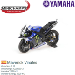 Motorfiets 1:12 | Minichamps 122203012 | Yamaha YZR-M1 | Monster Energy 2020 #12 Motorfiets 1:12 | Minichamps 122203012 | Yamaha YZR-M1 | Monster Energy 2020 #12