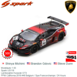 Modelauto 1:43 | Spark US118 | Lamborghini Huracán GT3 | PPM California 2018 #46 Belgium / Spa-Francorchamps / 24 Hours Modelauto 1:43 | Spark US118 | Lamborghini Huracán GT3 | PPM California 2018 #46 Belgium / Spa-Francorchamps / 24 Hours