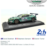 Modelauto 1:43 | Altaya A073 | Aston Martin DBR9 2005 #59 France / Le Mans 24 Hours Modelauto 1:43 | Altaya A073 | Aston Martin DBR9 2005 #59 France / Le Mans 24 Hours