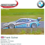 Modelauto 1:18 | Minichamps 155792951 | BMW M1 Procar | Toleman Group Motorsport 1979 #51 Modelauto 1:18 | Minichamps 155792951 | BMW M1 Procar | Toleman Group Motorsport 1979 #51