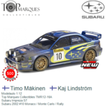 Modelauto 1:12 | Top Marques Collectibles TMR12-16A | Subaru Impreza S7 | Subaru 2002 #10 Monaco / Monte Carlo / Rally Modelauto 1:12 | Top Marques Collectibles TMR12-16A | Subaru Impreza S7 | Subaru 2002 #10 Monaco / Monte Carlo / Rally